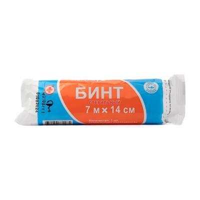 Бинт марлевый 7м*14см стерильный в инд. уп пл. 36 /Верамед/250