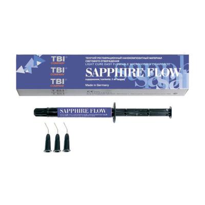 15. Сапфир флоу/Sapphire Flow текучий нанокомпозит с/о, цвет А3, шприц 2мл (3,5г)/ S&C Polymer (Н)