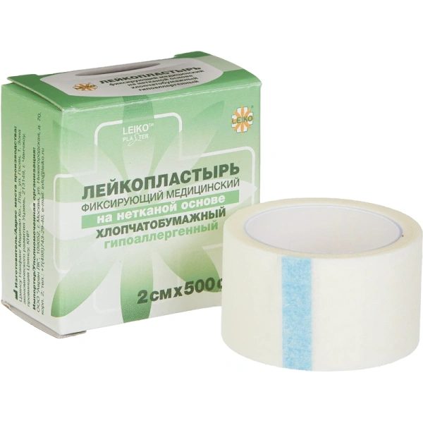 Лейкопластырь на нетканой основе 2,0*500 см. /Leiko / 72